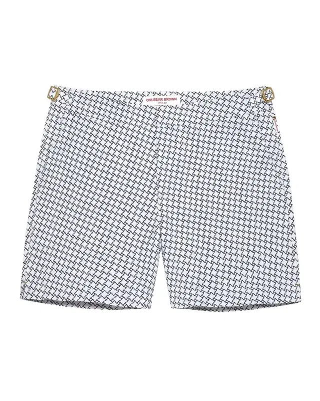 Men's Bulldog Jacquard Swim Shorts
