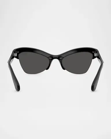 Swarovski SK6043 Crystal Butterfly Acetate Sunglasses | Thumbnail 4