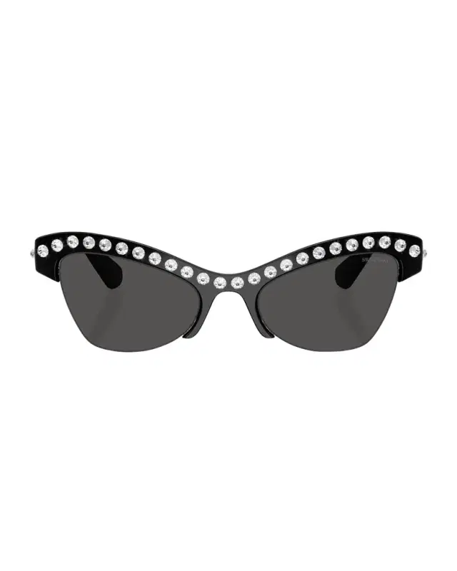 SWAROVSKI SK6043 Crystal Butterfly Acetate Sunglasses