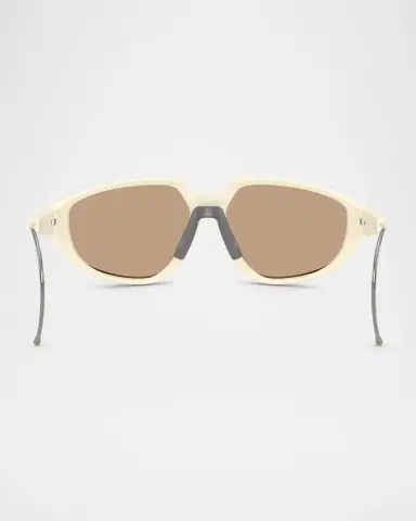 Moncler ME8008 Wraparound Plastic Sunglasses | Thumbnail 4