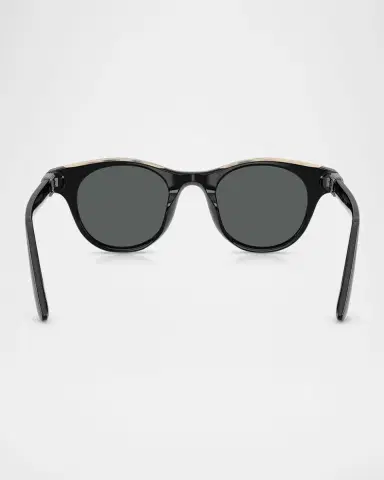 Brunello Cucinelli BC4016S Acetate Round Sunglasses | Thumbnail 4