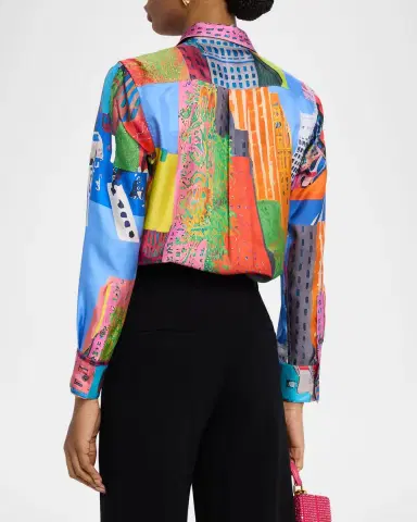 Libertine NYC Printed Silk New Classic Shirt | Thumbnail 2