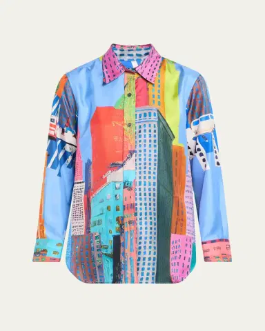 Libertine NYC Printed Silk New Classic Shirt | Thumbnail 5