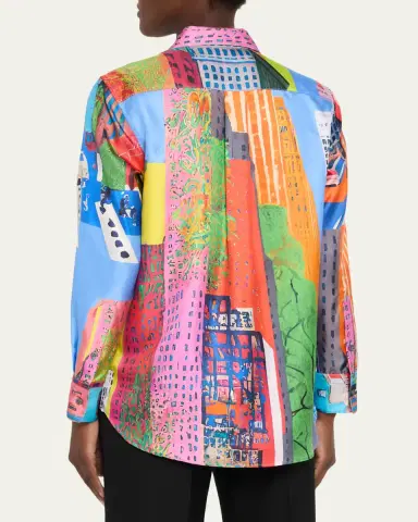 Libertine NYC Printed Silk New Classic Shirt | Thumbnail 7