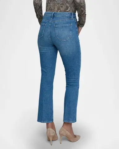 L'Agence Mira Ultra High Rise Cropped Micro Bootcut Jeans | Thumbnail 2 L'Agence Mira Ultra High Rise Cropped Micro Bootcut Jeans | Thumbnail 2