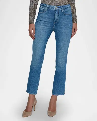 L'Agence Mira Ultra High Rise Cropped Micro Bootcut Jeans | Thumbnail 3 L'Agence Mira Ultra High Rise Cropped Micro Bootcut Jeans | Thumbnail 3