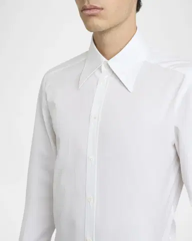 Dolce & Gabbana Men's Cotton Point-Collar Sport Shirt | Thumbnail 5 Dolce & Gabbana Men's Cotton Point-Collar Sport Shirt | Thumbnail 5
