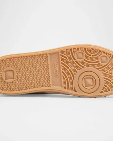 Valentino Garavani Men's Upvillage Low-Top Leather Sneakers | Thumbnail 4 Valentino Garavani Men's Upvillage Low-Top Leather Sneakers | Thumbnail 4
