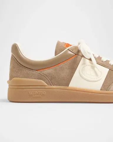 Valentino Garavani Men's Upvillage Low-Top Leather Sneakers | Thumbnail 6 Valentino Garavani Men's Upvillage Low-Top Leather Sneakers | Thumbnail 6