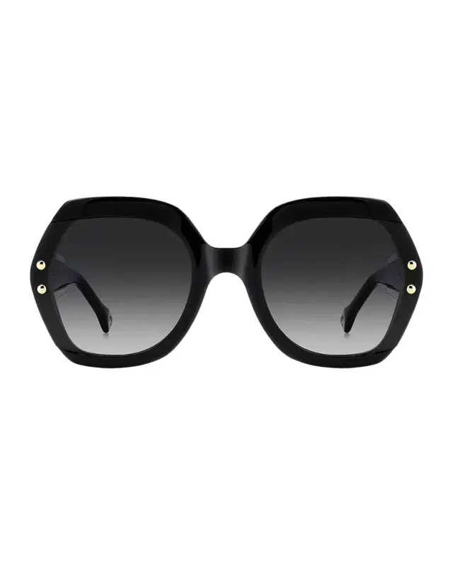Logo-Print Round Acetate Sunglasses