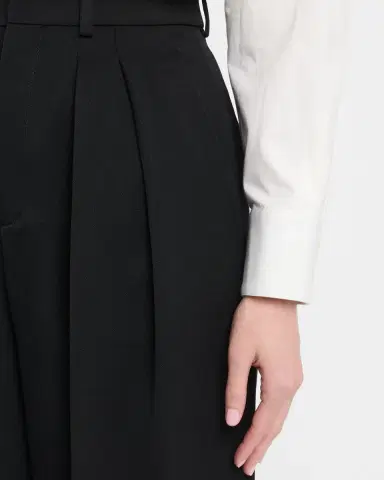 Saint Laurent Pleated Wide-Leg Trousers | Thumbnail 5