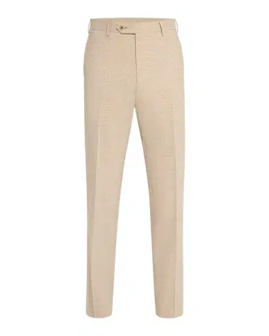 Zanella Men's Devon Wool Micro-Check Flat-Front Pants | Thumbnail 1 Zanella Men's Devon Wool Micro-Check Flat-Front Pants | Thumbnail 1