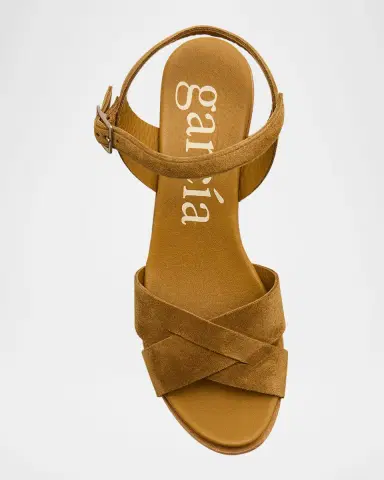 Pedro Garcia Dalys Suede Platform Wedge Sandals | Thumbnail 6 Pedro Garcia Dalys Suede Platform Wedge Sandals | Thumbnail 6