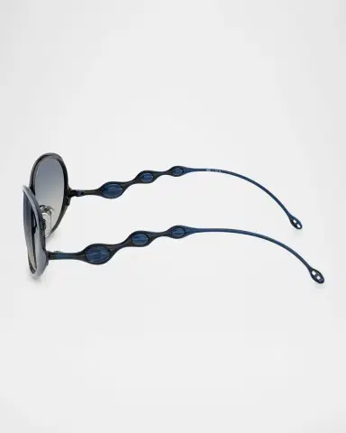 Diesel Men's DL1014 Oval Sunglasses | Thumbnail 2