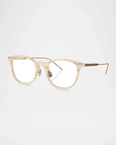 Brunello Cucinelli BC3006 Pillow Square Blue Light Blocking Glasses | Thumbnail 3