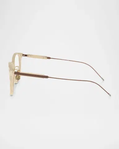 Brunello Cucinelli BC3006 Pillow Square Blue Light Blocking Glasses | Thumbnail 4