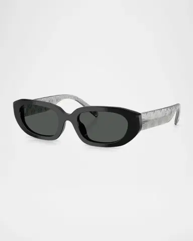 Tory Burch TY7219U Rectangular Acetate Sunglasses | Thumbnail 3