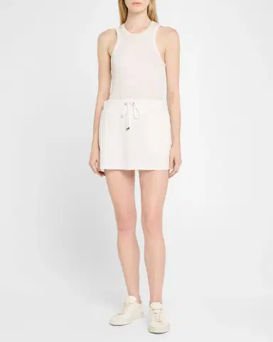 Blanc Noir Summer Drawstring Skort | Thumbnail 2 Blanc Noir Summer Drawstring Skort | Thumbnail 2