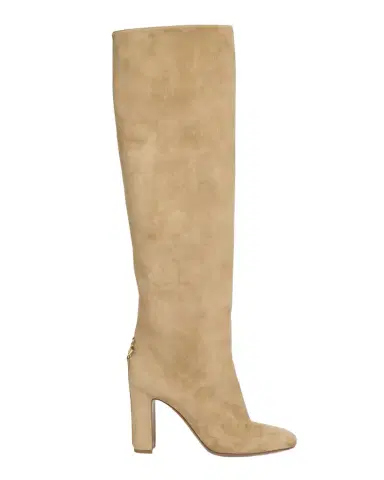 Dolce & Gabbana Suede Block-Heel Knee Boots | Thumbnail 1