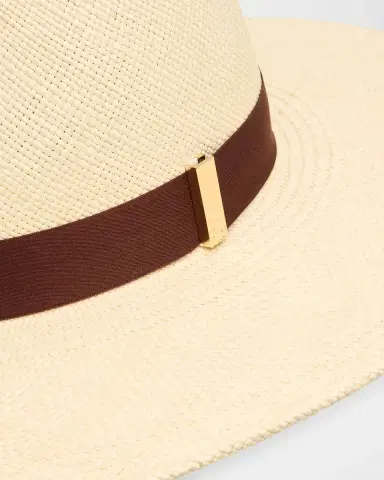 Gigi Burris Jeanne Straw Fedora Hat | Thumbnail 2