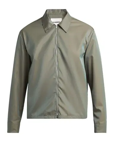 Jil Sander Men's Boxy-Fit Glaze Effect Shirt Jacket | Thumbnail 1