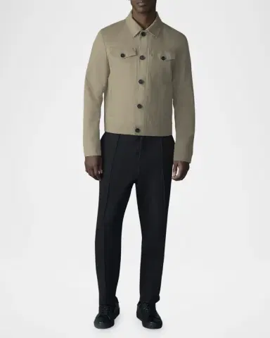 Mackage Men's NASH-CO Twill Trucker Jacket | Thumbnail 2