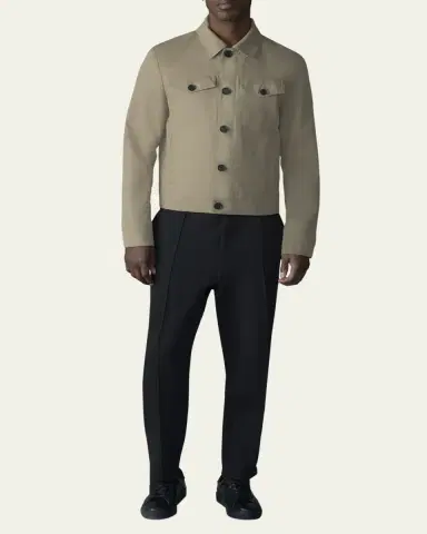 Mackage Men's NASH-CO Twill Trucker Jacket | Thumbnail 7