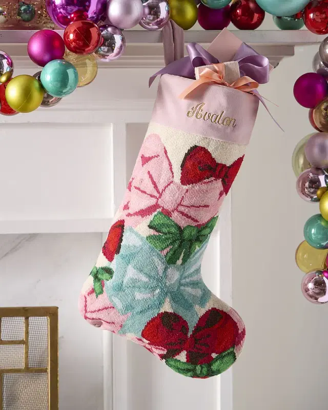 Bauble Stockings x Sainty Nelsen "The St. John" Christmas Stocking, Personalized