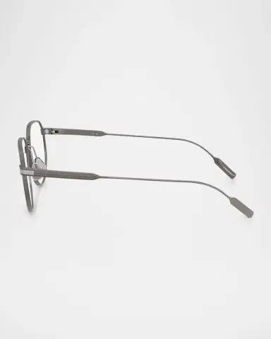 Brunello Cucinelli BC1008T Titanium Round Blue Light Glasses | Thumbnail 2 Brunello Cucinelli BC1008T Titanium Round Blue Light Glasses | Thumbnail 2