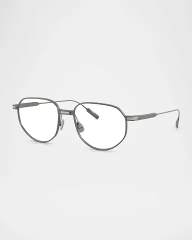 Brunello Cucinelli BC1008T Titanium Round Blue Light Glasses | Thumbnail 3 Brunello Cucinelli BC1008T Titanium Round Blue Light Glasses | Thumbnail 3