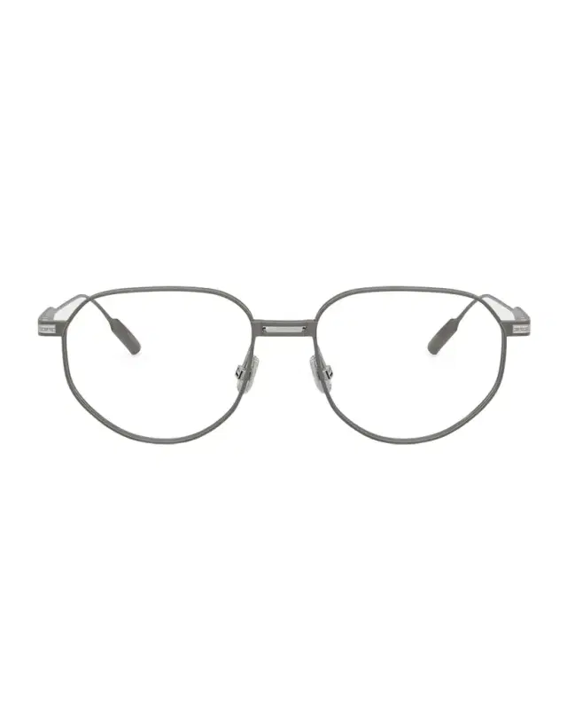 Brunello Cucinelli BC1008T Titanium Round Blue Light Glasses