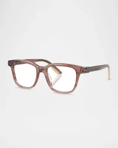 Brunello Cucinelli BC3013 Acetate Pillow Blue Blocking Glasses | Thumbnail 2