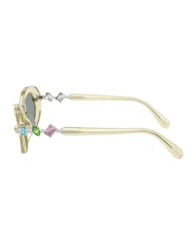 Swarovski SK6042 Crystal-Embellished Acetate Oval Sunglasses | Thumbnail 1 Swarovski SK6042 Crystal-Embellished Acetate Oval Sunglasses | Thumbnail 1