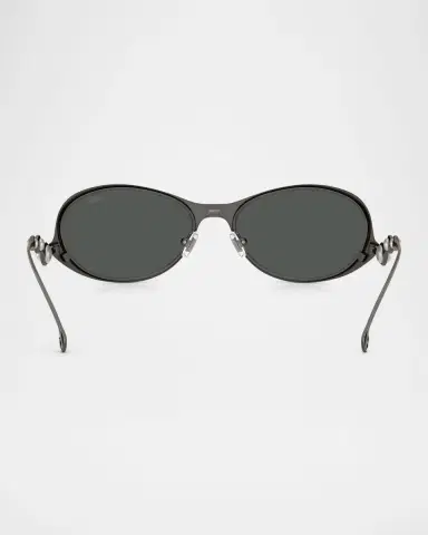 Diesel Men's DL1014 Oval Sunglasses | Thumbnail 4 Diesel Men's DL1014 Oval Sunglasses | Thumbnail 4