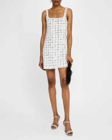 Simkhai Ziva Sleeveless Embellished Mini Dress | Thumbnail 2