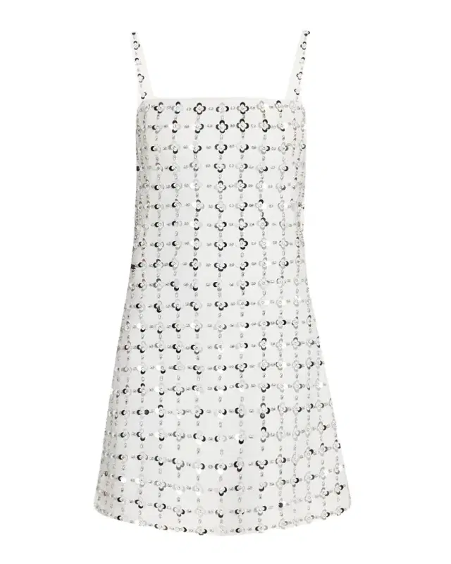 Ziva Sleeveless Embellished Mini Dress