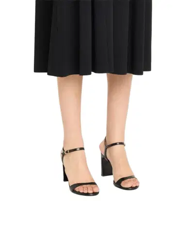 Stuart Weitzman Babette Leather Ankle-Strap Sandals | Thumbnail 1 Stuart Weitzman Babette Leather Ankle-Strap Sandals | Thumbnail 1