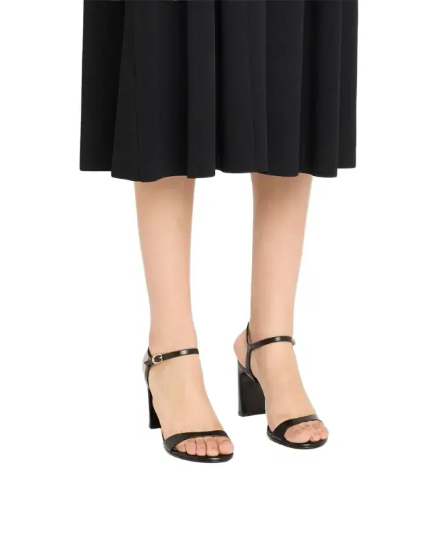 Babette Leather Ankle-Strap Sandals