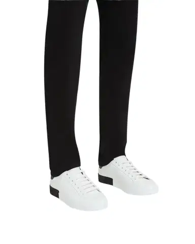 Dolce & Gabbana Men's Portofino Calfskin Low-Top Sneakers | Thumbnail 1 Dolce & Gabbana Men's Portofino Calfskin Low-Top Sneakers | Thumbnail 1