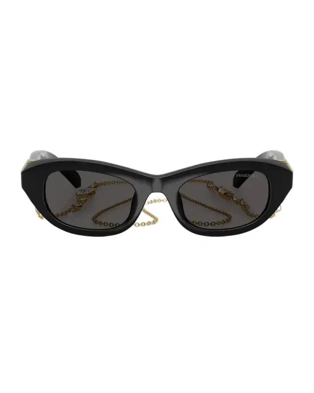 SWAROVSKI SK6036U Rectangle Plastic Sunglasses