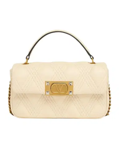 Valentino Garavani Rockstud Quilted Leather Top-Handle Bag | Thumbnail 1