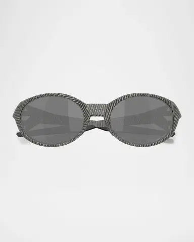Oakley Men's OO9438 Round Sunglasses | Thumbnail 5