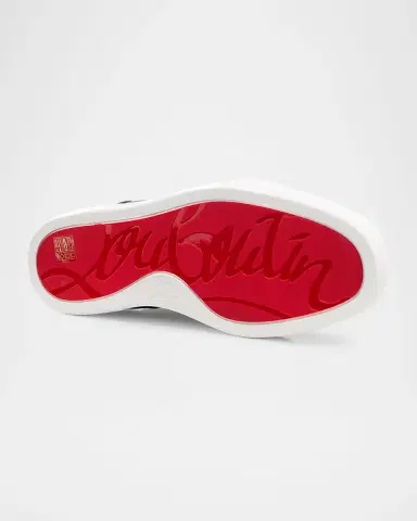 Christian Louboutin Men's Rantulow Leather Low-Top Sneakers | Thumbnail 5 Christian Louboutin Men's Rantulow Leather Low-Top Sneakers | Thumbnail 5