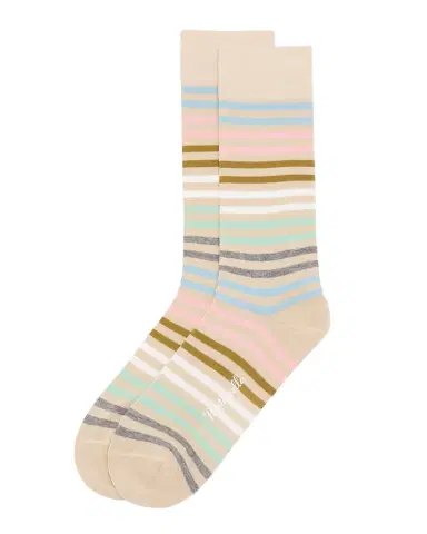 Pantherella Men's Kilburn Striped Mid-Calf Socks | Thumbnail 1