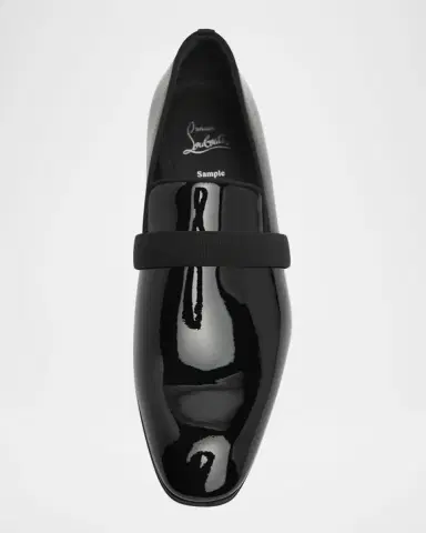 Christian Louboutin Men's Dandydeco Red-Sole Patent Loafers | Thumbnail 6 Christian Louboutin Men's Dandydeco Red-Sole Patent Loafers | Thumbnail 6