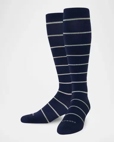 Comrad Men 's Stripe Knee-High Compression Socks | Thumbnail 2