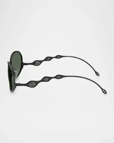 Diesel Men's DL1014 Oval Sunglasses | Thumbnail 2