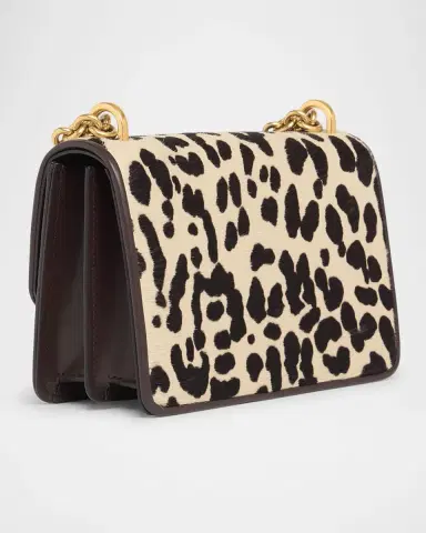 Valentino Garavani Vain Small Leopard Calf Hair Shoulder Bag | Thumbnail 2