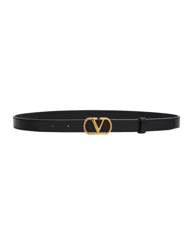 Valentino Garavani VLogo Signature Leather Belt, 20mm | Thumbnail 1