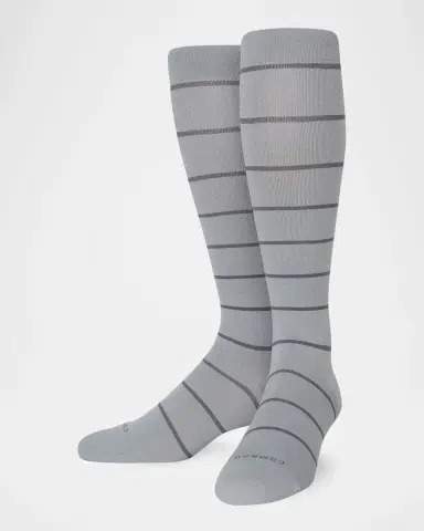 Comrad Men 's Stripe Knee-High Compression Socks | Thumbnail 2